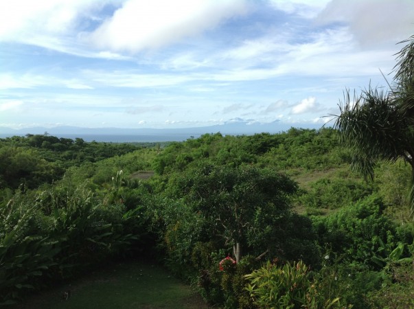 Island-wide views across the monsoon forest and Indian ocean