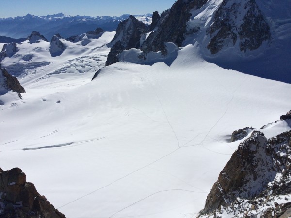 Mt. Blanc skiing