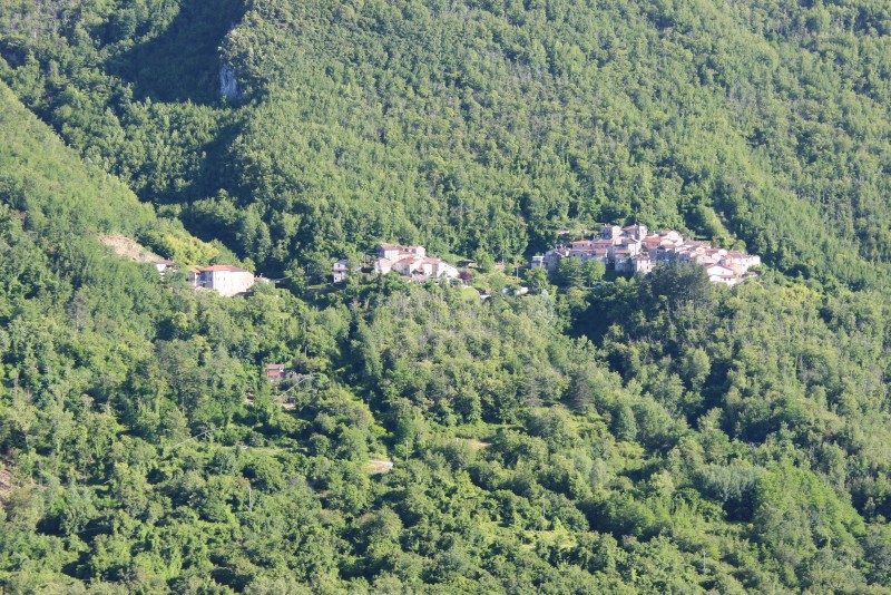 Aiola viewed from across the valley.