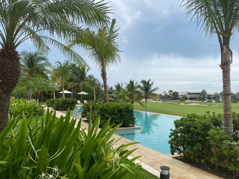Pool Golf Course View 